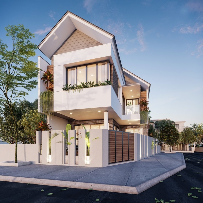 Các yếu tố ảnh hưởng đến việc phối màu sơn mặt tiền